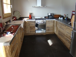 Kitchen in old wood